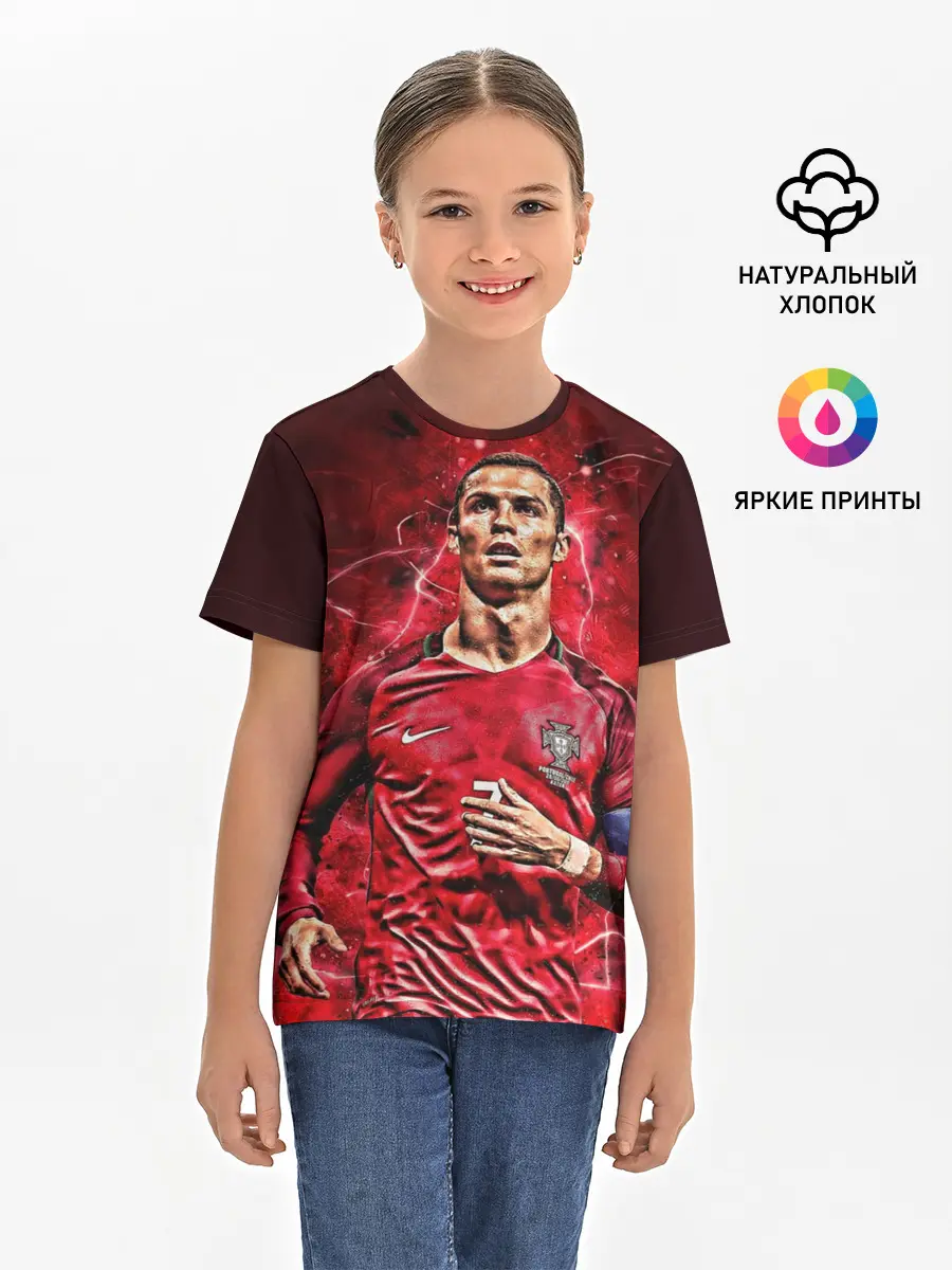 Детская базовая футболка / Cristiano Ronaldo