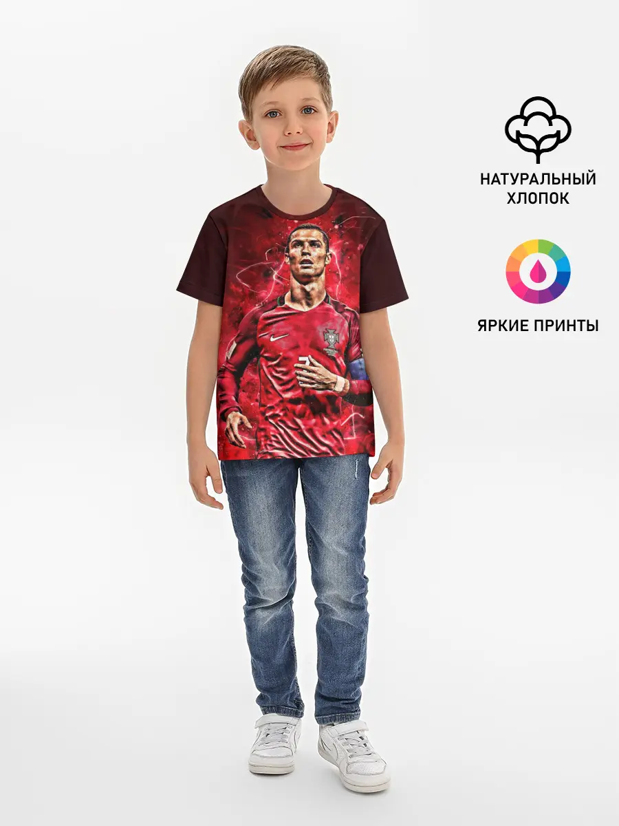 Детская базовая футболка / Cristiano Ronaldo