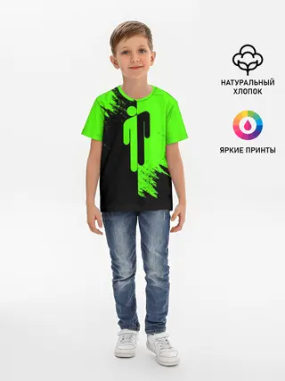 Детская базовая футболка / BILLIE EILISH / БИЛЛИ АЙЛИШ