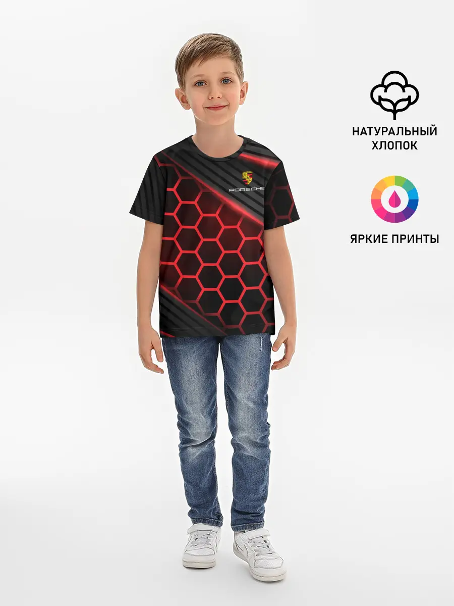 Детская базовая футболка / PORSCHE | ПОРШЕ
