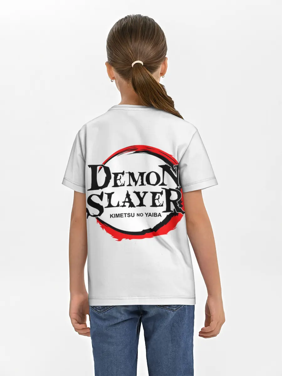 Детская базовая футболка / Убийца Демонов постер