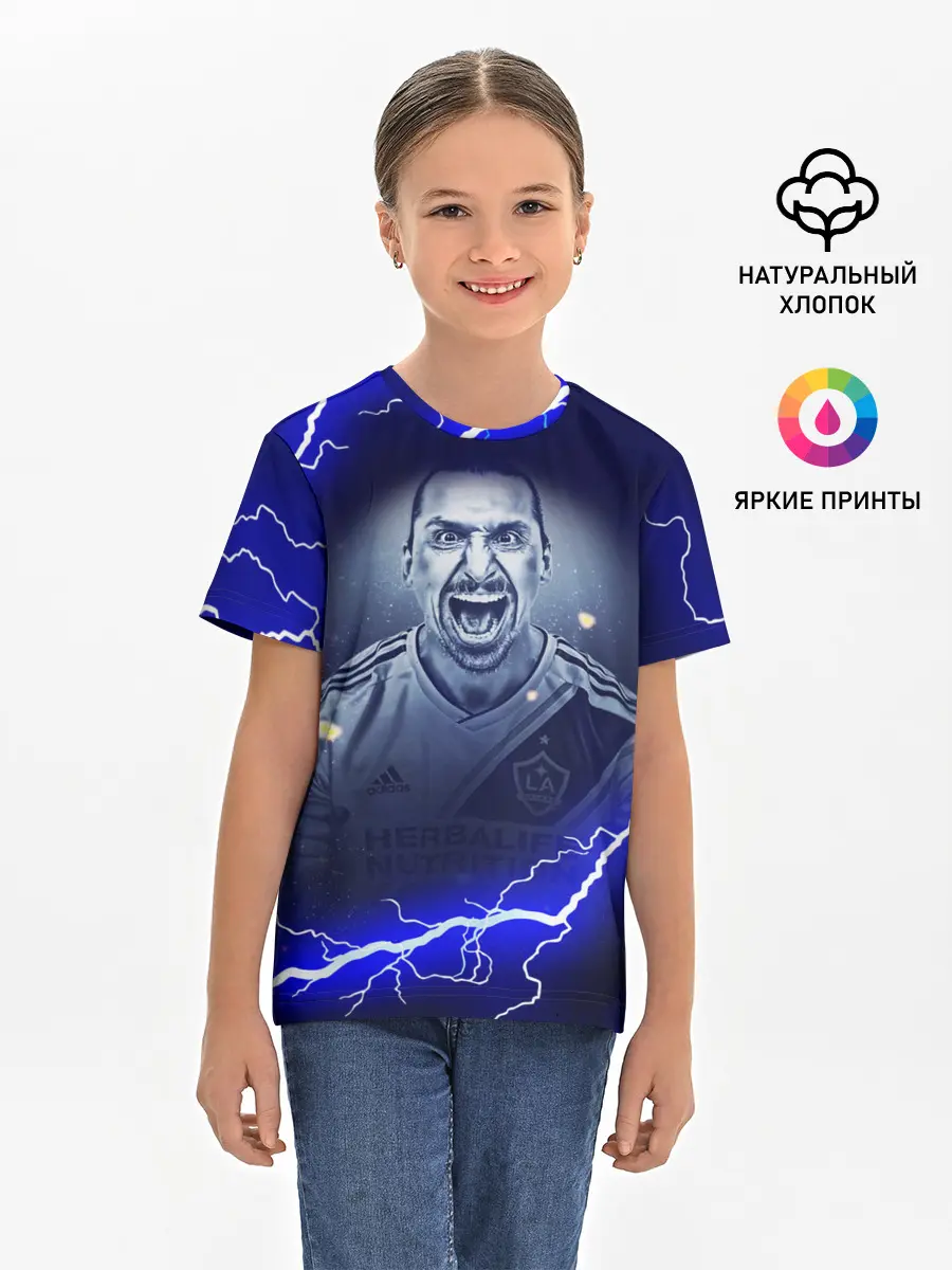 Детская базовая футболка / Златан Ибрагимович | ZLATAN