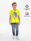 Детская базовая футболка / Единорог Yellow Unicorn