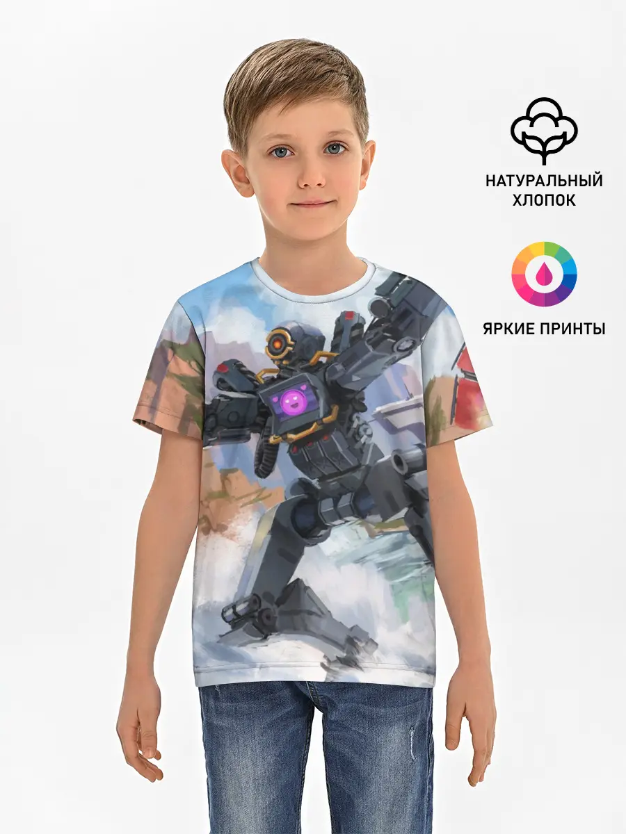 Детская базовая футболка / Apex Legends