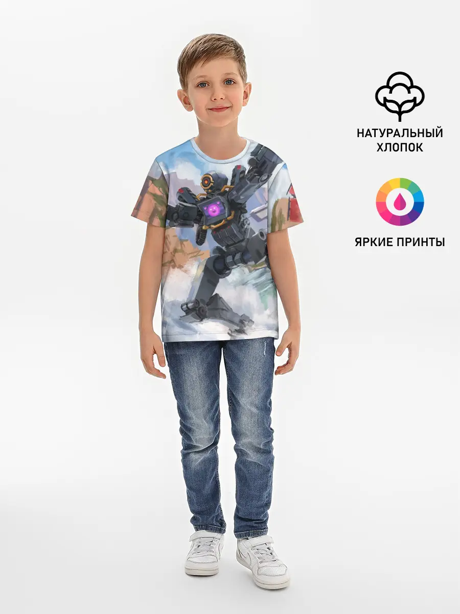 Детская базовая футболка / Apex Legends