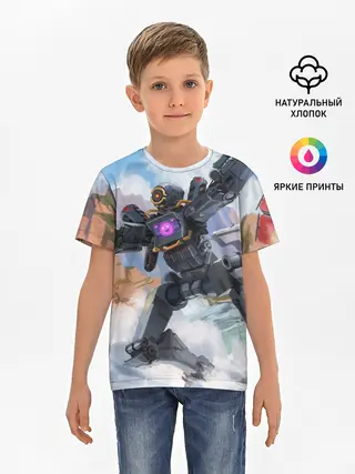 Детская базовая футболка / Apex Legends