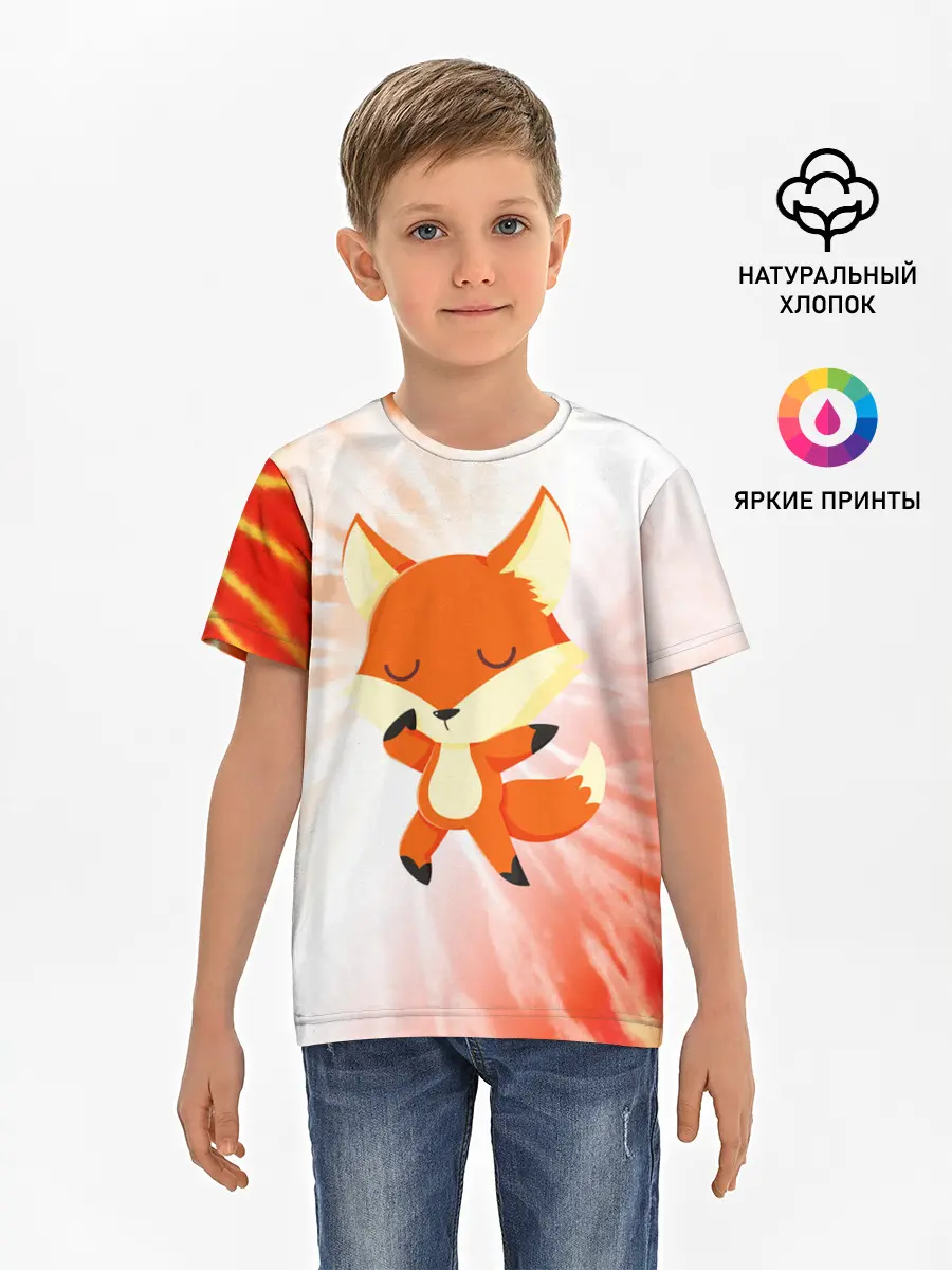 Детская базовая футболка / ЛИСИЧКА / FOXY