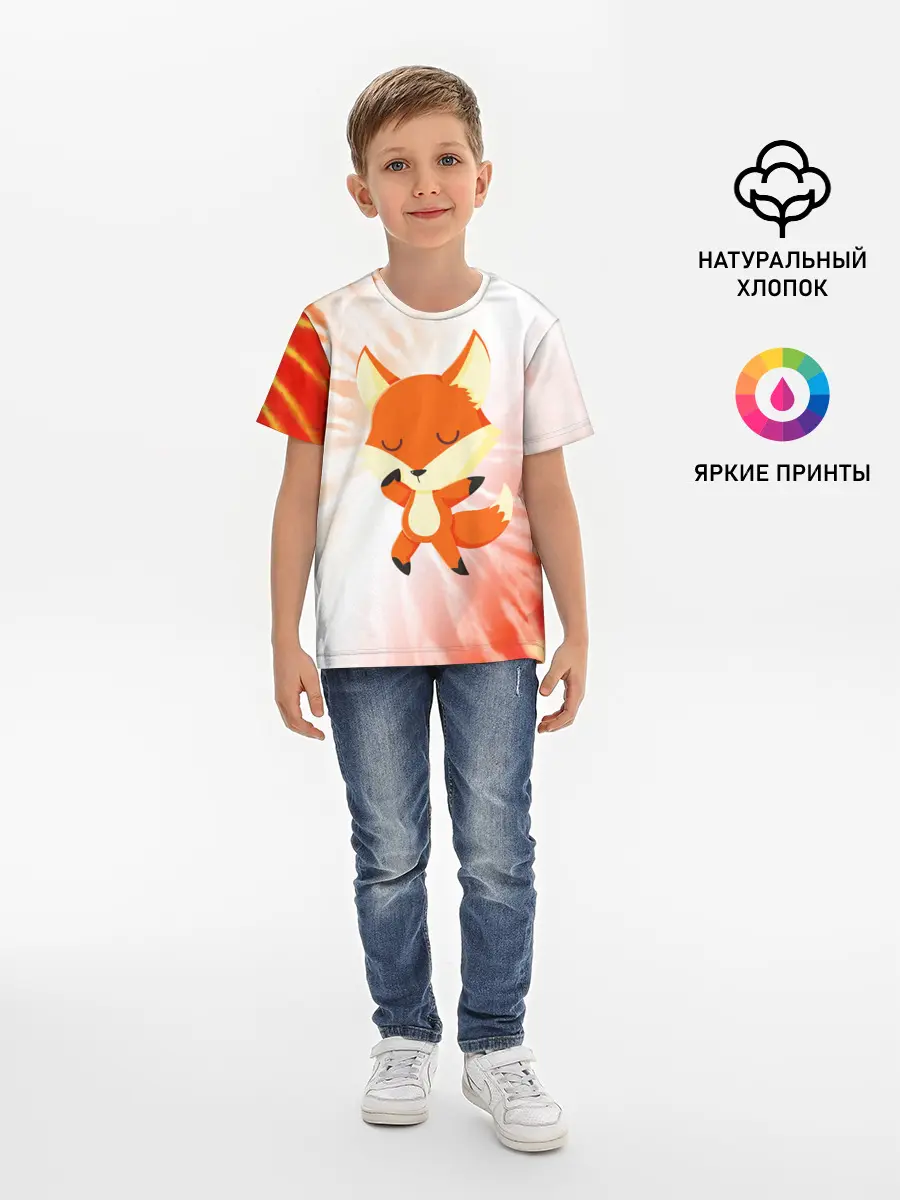 Детская базовая футболка / ЛИСИЧКА / FOXY