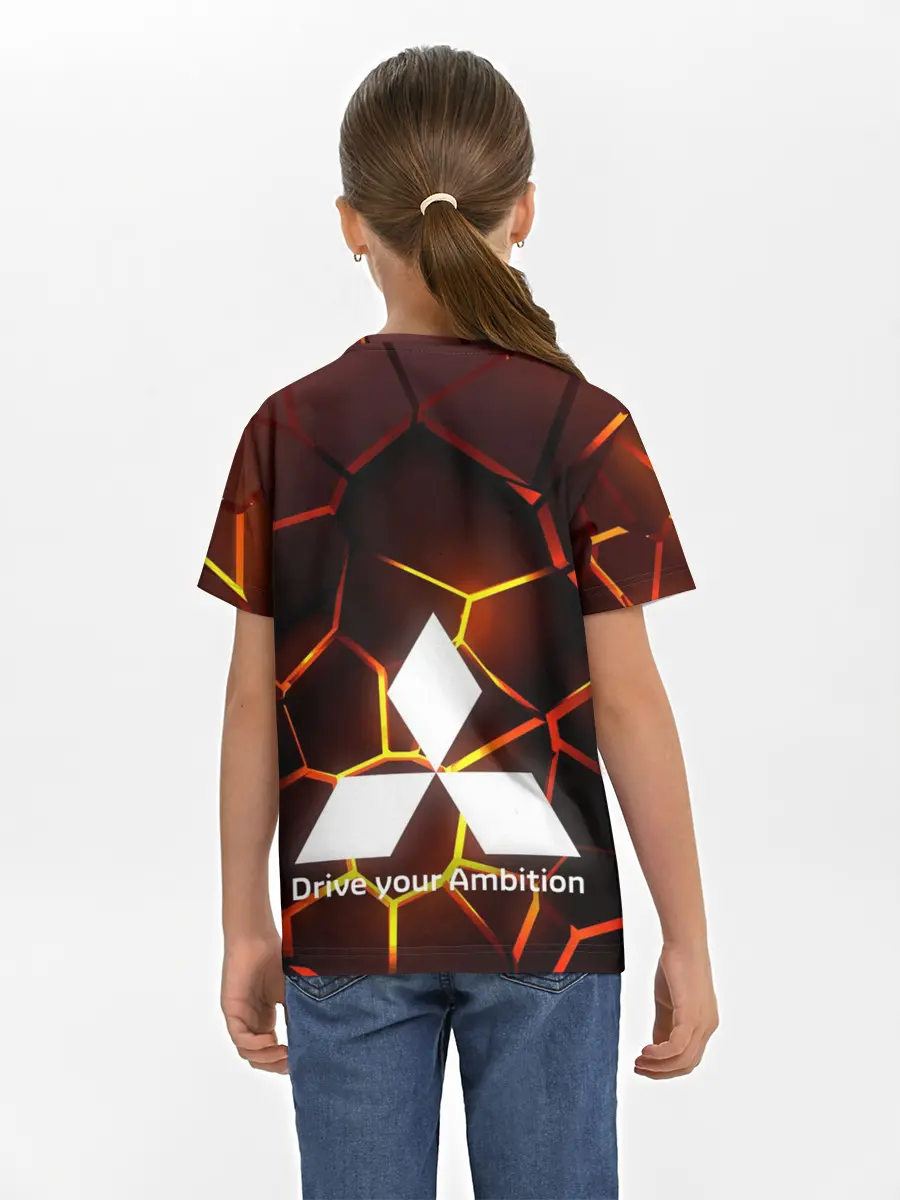 Детская базовая футболка / 3D плиты с подсветкой | Митсубиси