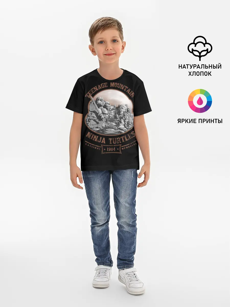 Детская базовая футболка / Монумент Черепашкам