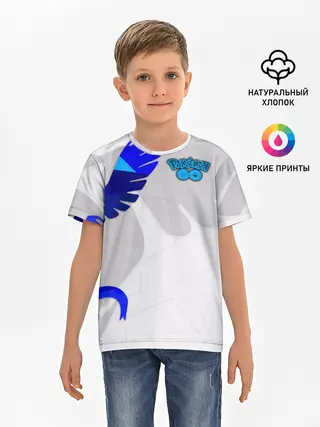 Детская базовая футболка / Pokemon GO