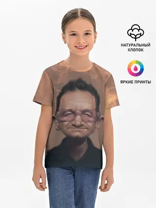 Детская базовая футболка / БОНО | U2 | Ю ТУ