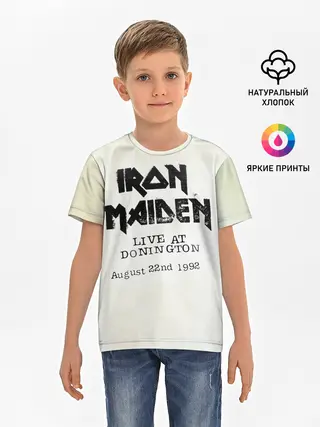Детская базовая футболка / Live at Donington - Iron Maiden