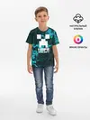 Детская базовая футболка / Марк в стиле Minecraft