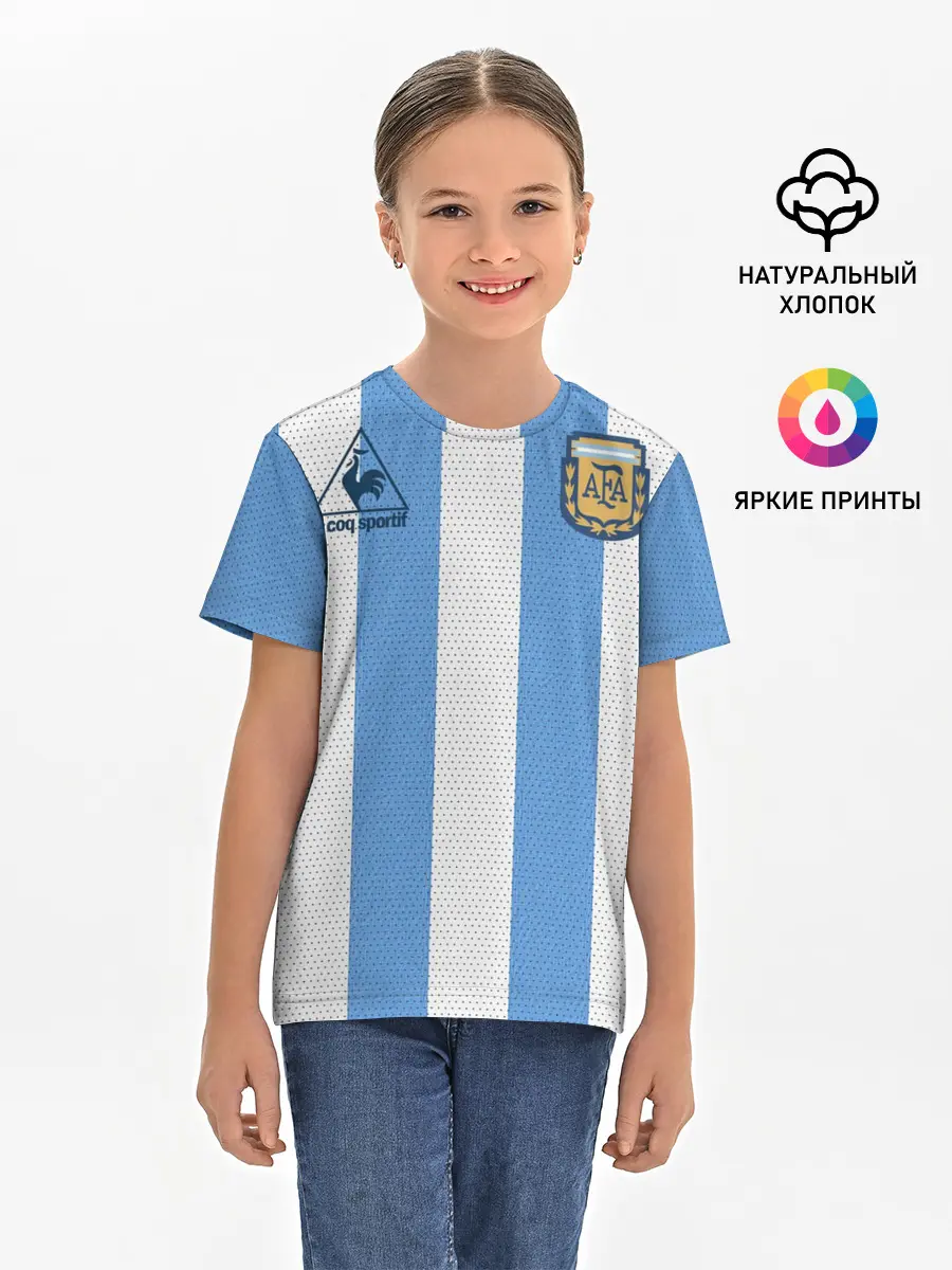 Детская базовая футболка / Джерси Марадоны с автографом