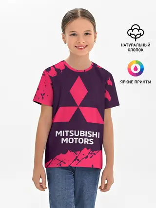 Детская базовая футболка / MITSUBISHI / МИТСУБИСИ