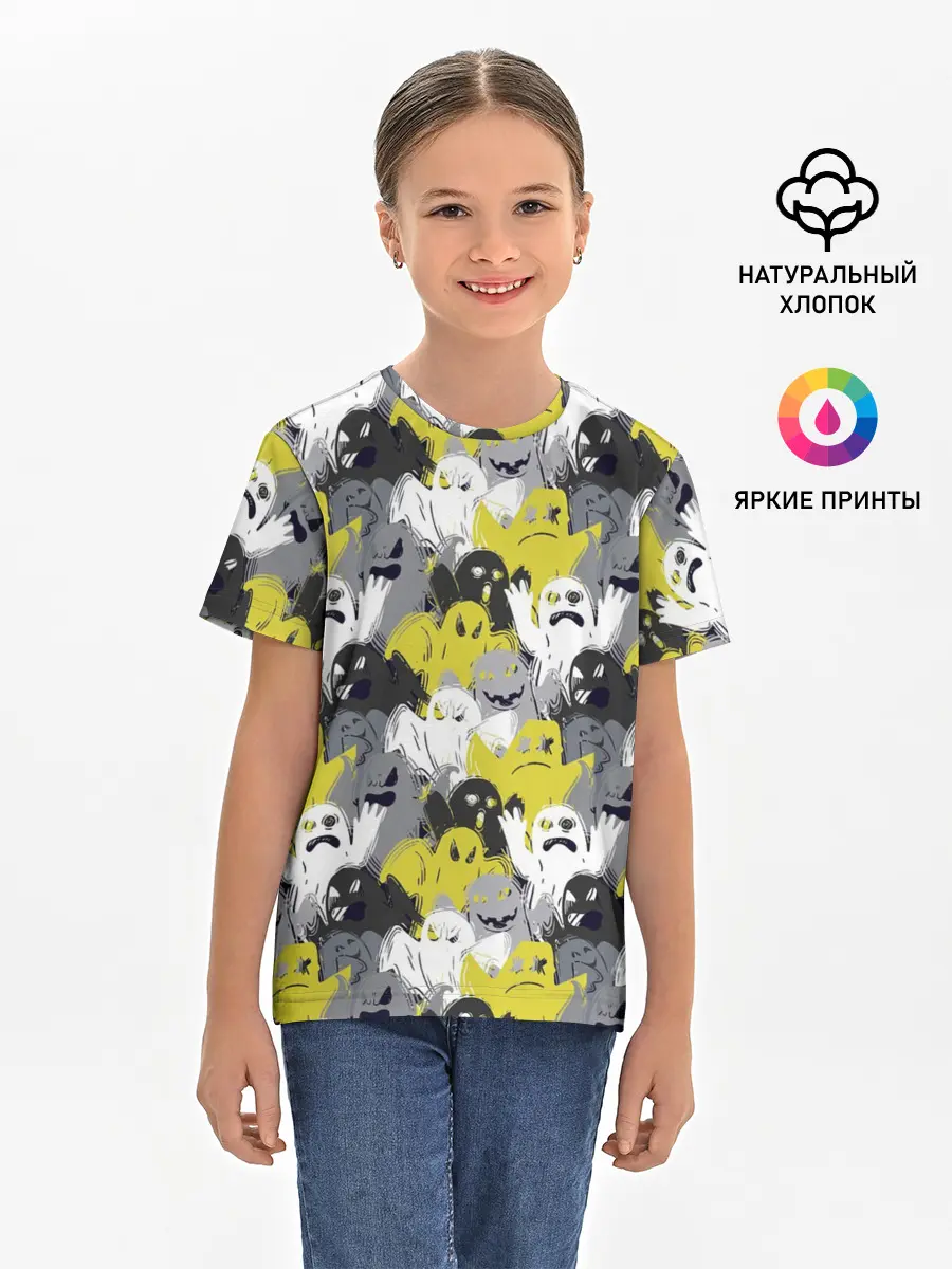 Детская базовая футболка / Привидения