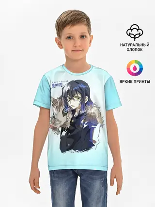 Детская базовая футболка / Иноске Хашибира Kimetsu no Yaiba