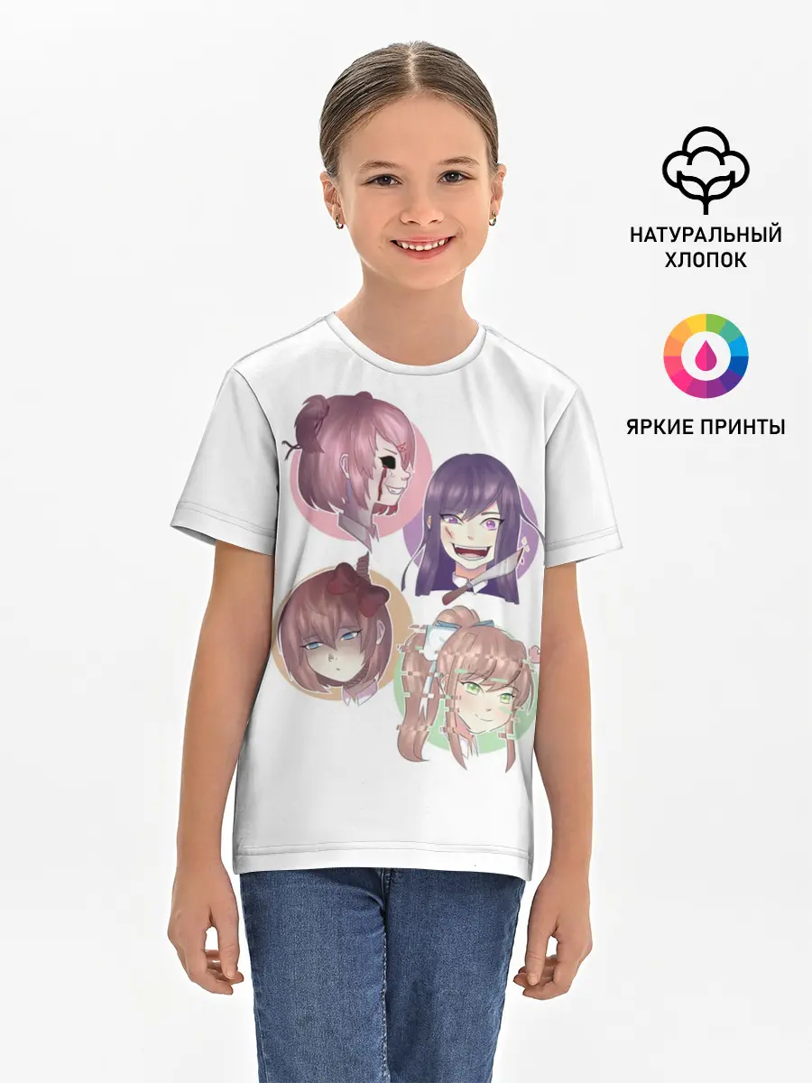 Детская базовая футболка / Doki Doki Literature Club
