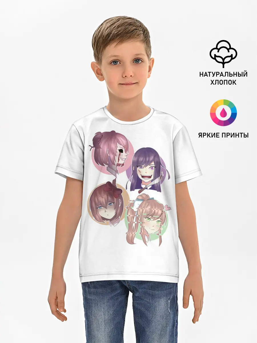Детская базовая футболка / Doki Doki Literature Club
