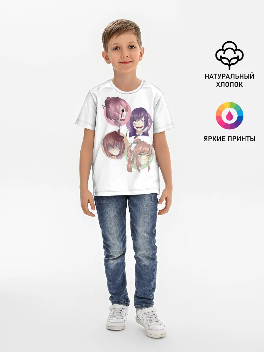 Детская базовая футболка / Doki Doki Literature Club