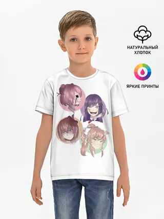 Детская базовая футболка / Doki Doki Literature Club