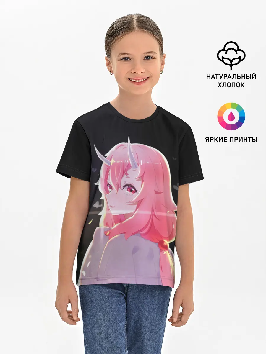 Детская базовая футболка / Аниме Слизь