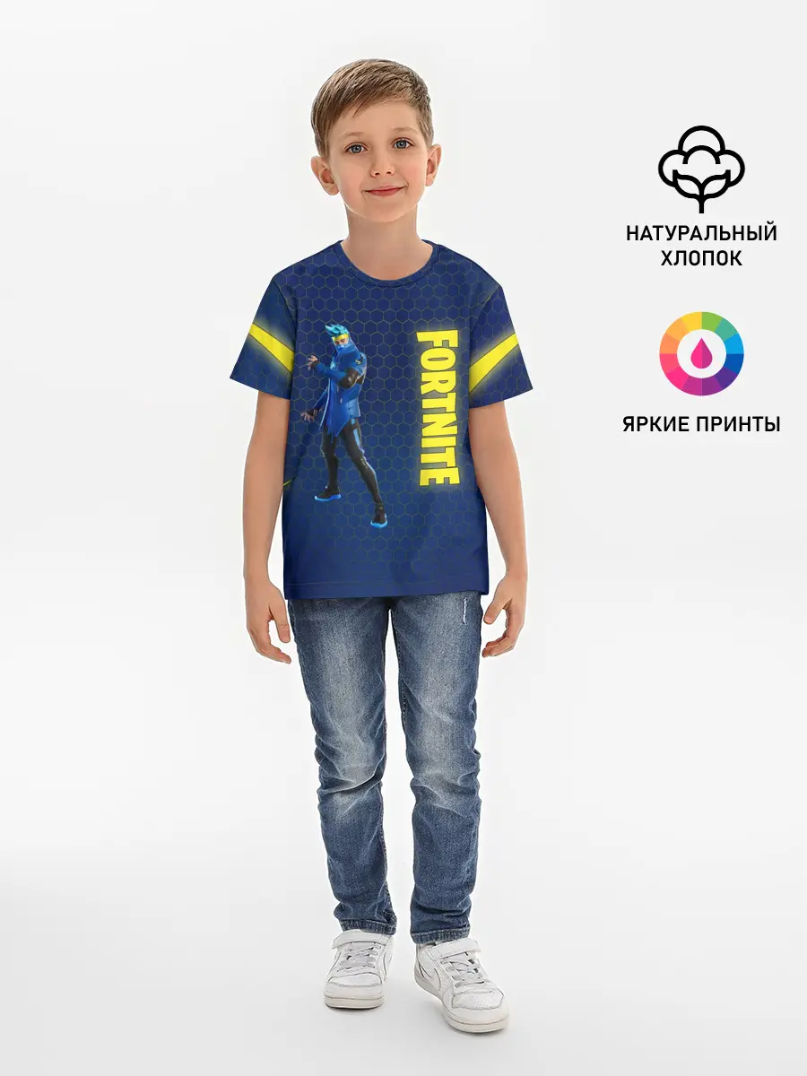 Детская базовая футболка / FORTNITE NINJA