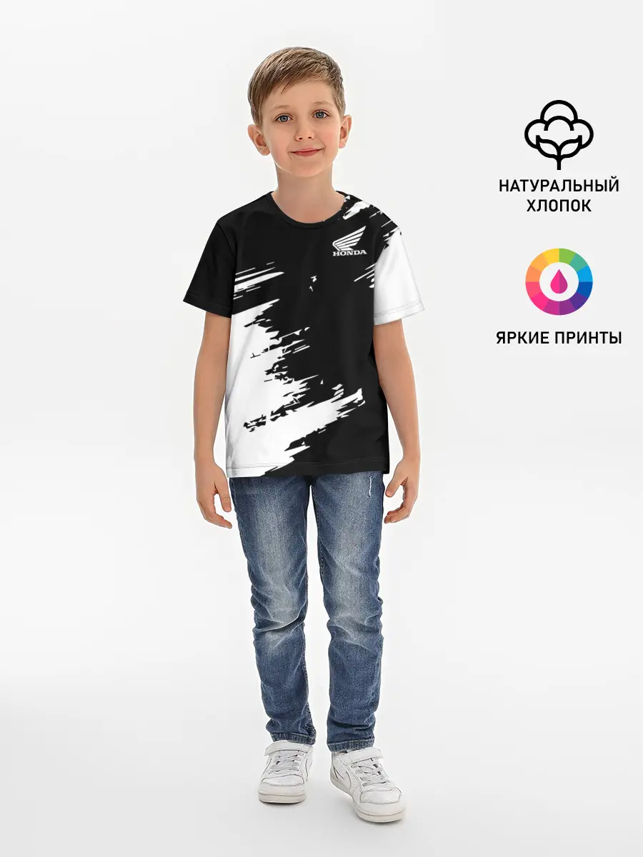 Детская базовая футболка / HONDA