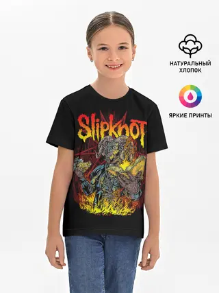 Детская базовая футболка / SLIPKNOT THE GRAY CHAPTER