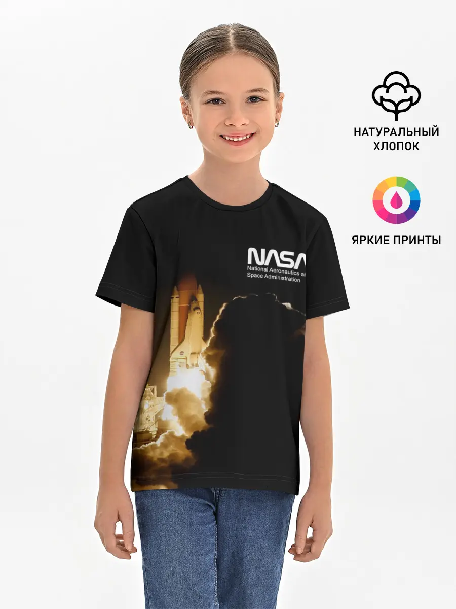 Детская базовая футболка / NASA