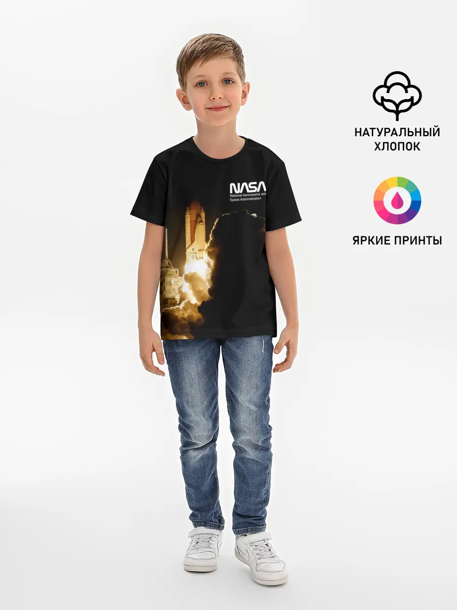 Детская базовая футболка / NASA