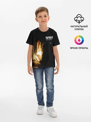 Детская базовая футболка / NASA