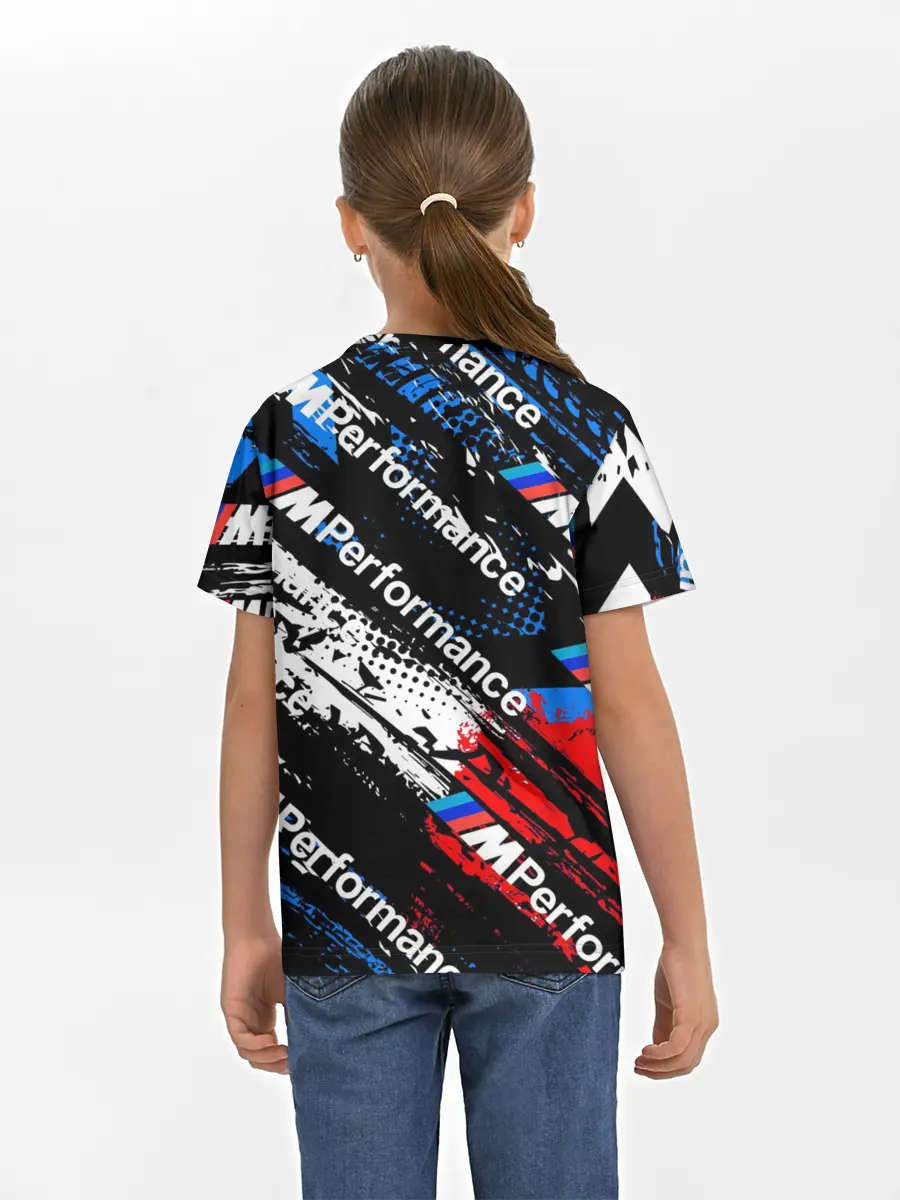 Детская базовая футболка / BMW M PERFORMANCE / БМВ ГРАНЖ