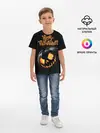Детская базовая футболка / Взгляд черной тыква