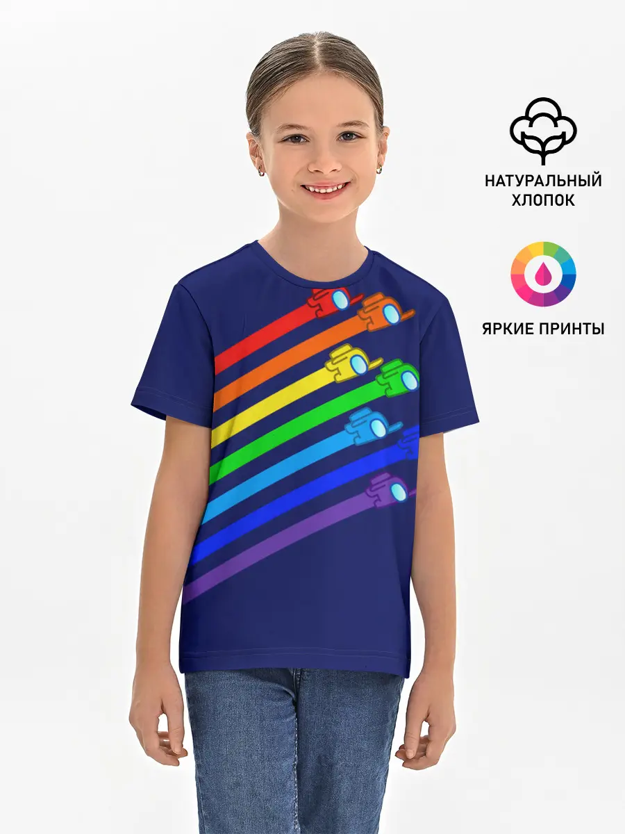 Детская базовая футболка / Among Us