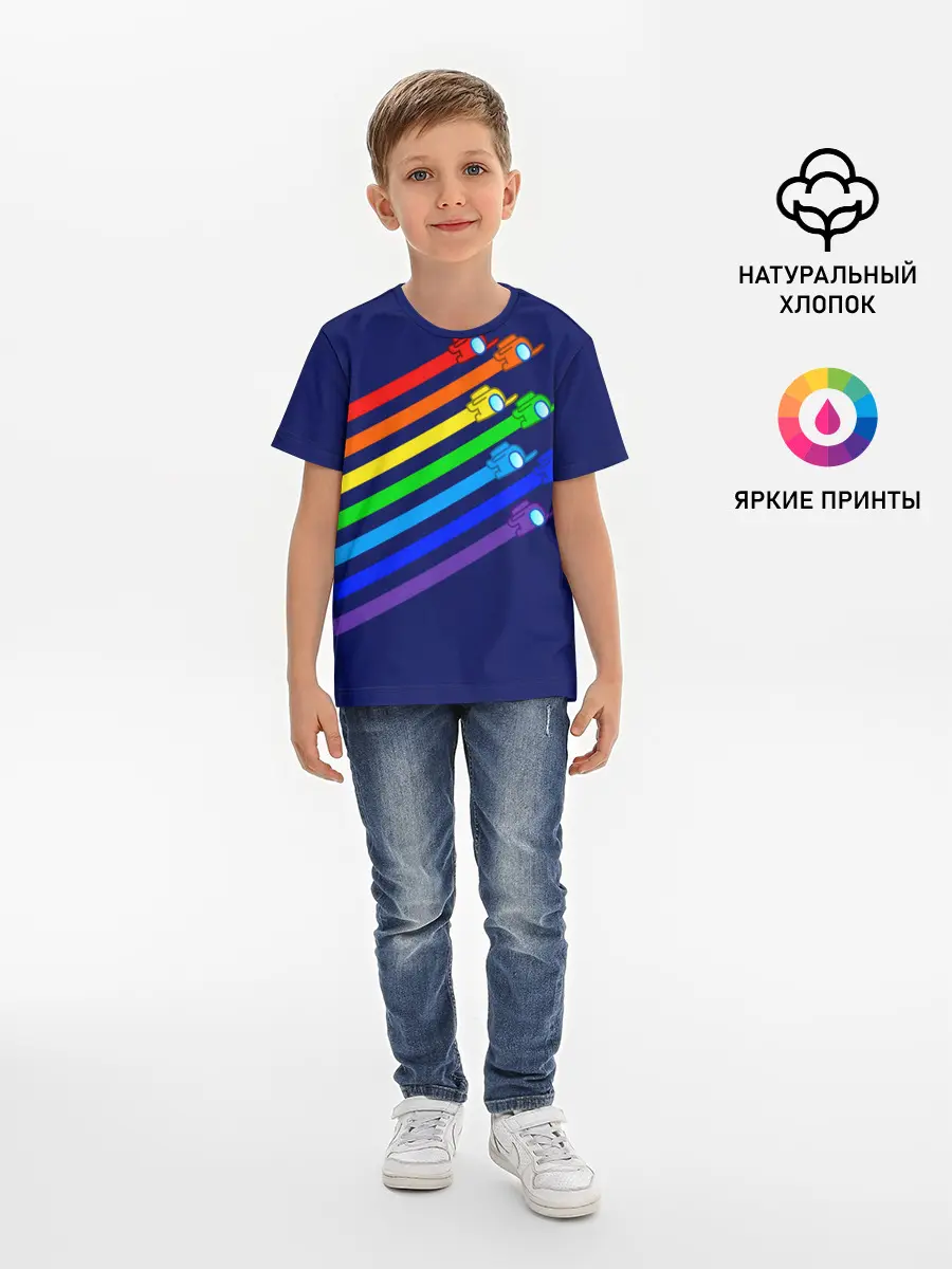 Детская базовая футболка / Among Us