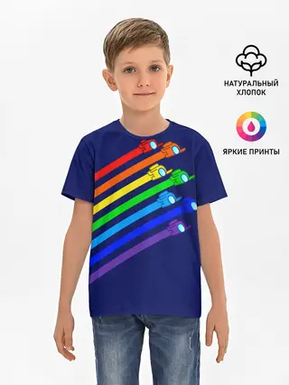 Детская базовая футболка / Among Us