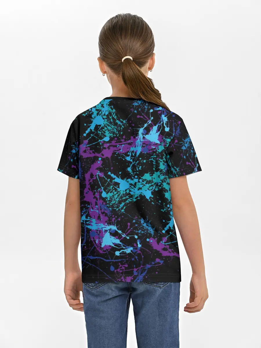 Детская базовая футболка / Брызги