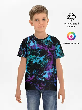 Детская базовая футболка / Брызги