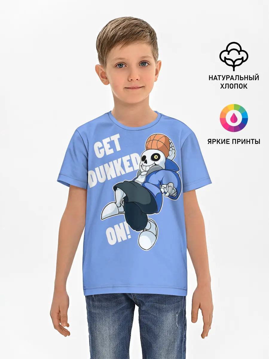 Детская базовая футболка / GET DUNKED