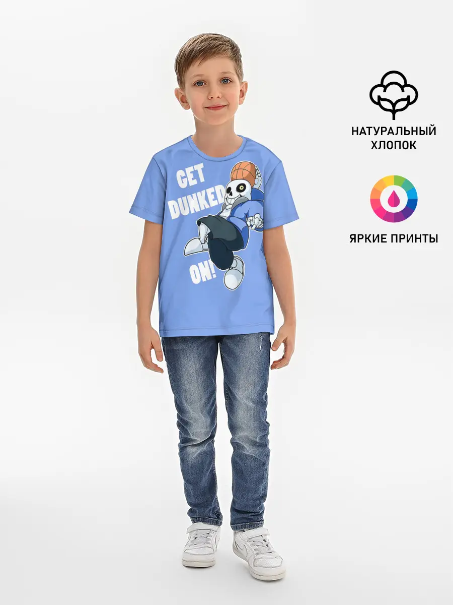 Детская базовая футболка / GET DUNKED