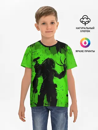 Детская базовая футболка / Predator
