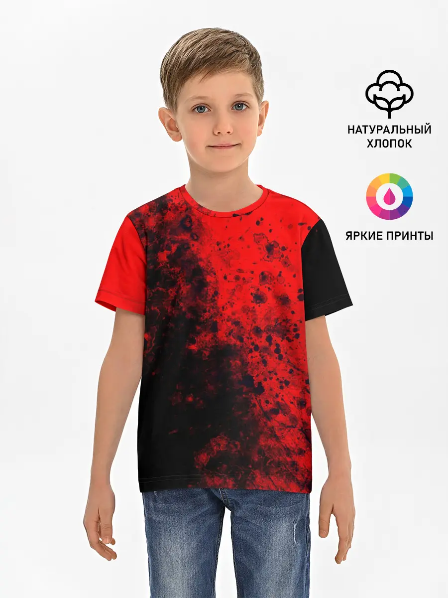 Детская базовая футболка / Пятна Крови