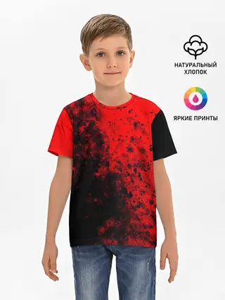 Детская базовая футболка / Пятна Крови