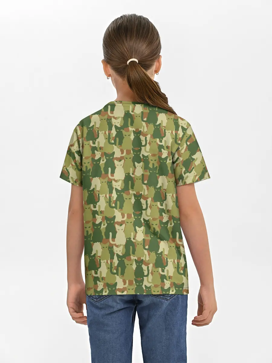 Детская базовая футболка / Кошки