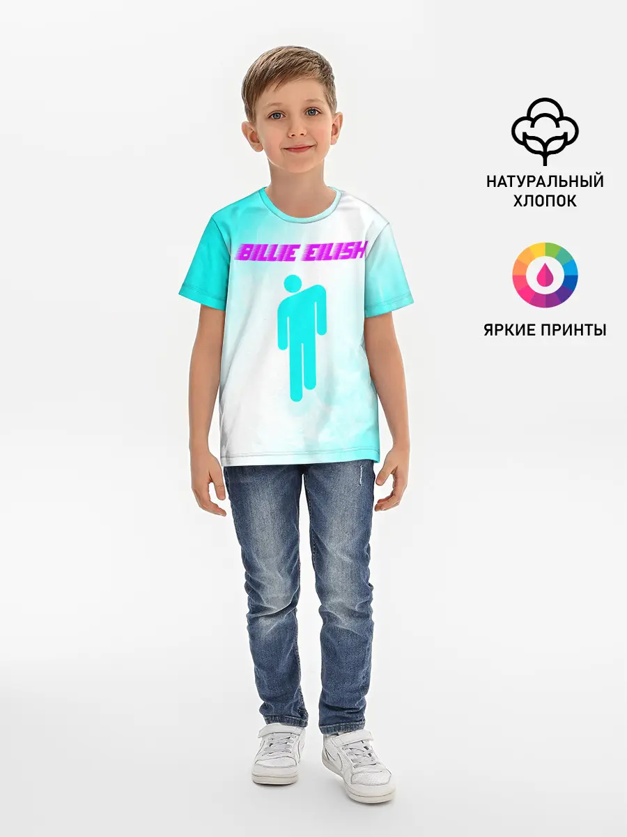 Детская базовая футболка / BILLIE EILISH / БИЛЛИ АЙЛИШ