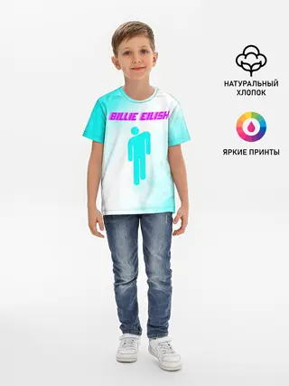 Детская базовая футболка / BILLIE EILISH / БИЛЛИ АЙЛИШ