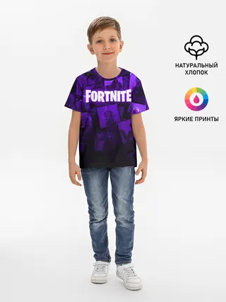 Детская базовая футболка / FORTNITE