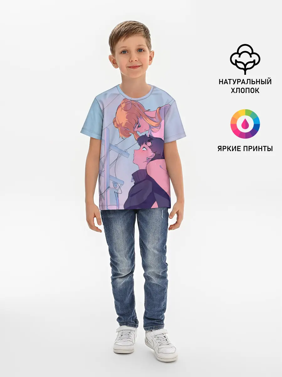 Детская базовая футболка / SAILOR MOON